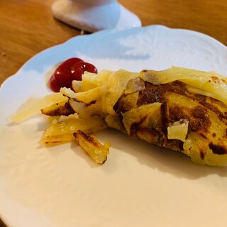 【じゃがいものチーズ焼き】カリカリ食感で一品追加！